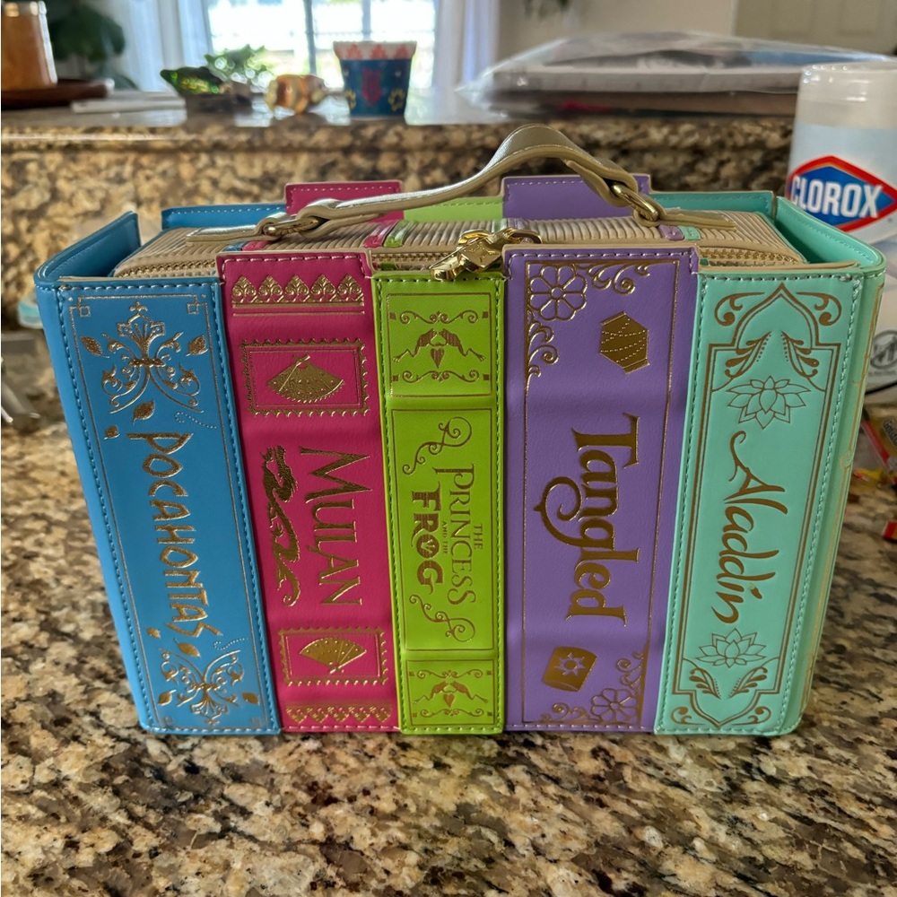 Loungefly princess book vol 2 crossbody bag